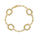 Diamond Horseshoe Bracelet
