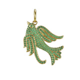 Lovey Baby Bird Emerald Charm