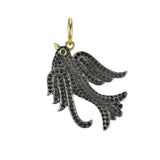 Lovey Baby Bird Black Diamond Charm