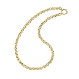 Rolo 8MM Link Chain With Sailor Spring Clasp