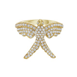Wings of Love Swallow Diamond Bird Ring