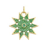 Lumière Emerald Star Charm