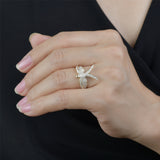 Wings of Love Swallow Diamond Bird Ring