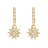 Lumière Star Dangle Post Back Earrings