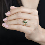 Bisou Tsavorite Lucky Frog Ring