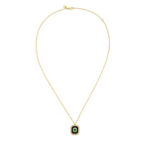 Victoire Art Deco Emerald Octagon Necklace