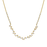 Fancy Cut Diamond Necklace