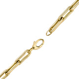 Milano Small Elongated Chunky Pinched Link Chain