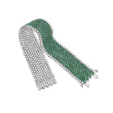 Monroe Diamond And Emerald Reversible Bracelet