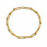 Milano Jumbo Elongated Chunky Pinched Link Chain