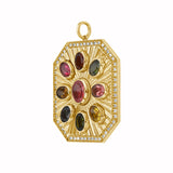 Per Sempre Octagon Multi Tourmaline Pendant