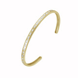 Baguette Diamond Cuff Bangle