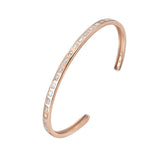 Baguette Diamond Cuff Bangle