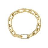 Joy Signature Jumbo Link Bracelet With Diamond Enhancer