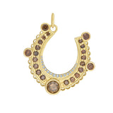 Legacy Brown Diamond Horseshoe Charm