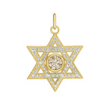 Desert Diamond Star of David Charm