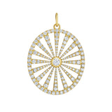 Diamond Oval Medallion