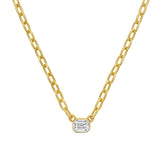 Reign Illusion Cut Diamond Necklace