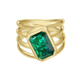 Reign Emerald Wrap Ring