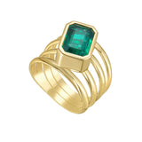 Reign Emerald Wrap Ring