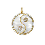 Harmony Mother of Pearl Yin Yang Medallion