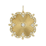 Cassandane Medium Diamond Clover Medallion