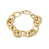 Gisele Specialty Satin And Polished Knot Link Bracelet