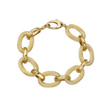 Palermo Interlocking Satin Oval Link Bracelet