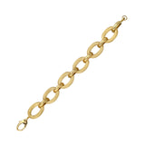 Palermo Interlocking Satin Oval Link Bracelet