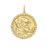 Dalmatian Diamond Bead Medallion