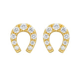 Legacy Diamond Horseshoe Earrings