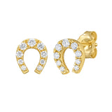 Legacy Diamond Horseshoe Earrings