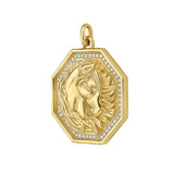 Legacy Diamond Border Horse Medallion