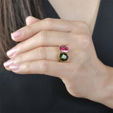 Toi Et Moi Tourmaline Ring