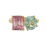 Toi Et Moi Pastel Tourmaline Ring