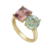 Toi Et Moi Pastel Tourmaline Ring