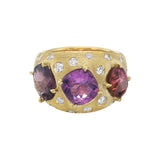 Dome Satin Tourmaline Ring
