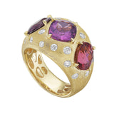 Dome Satin Tourmaline Ring