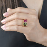 Toi Et Moi Tourmaline Ring