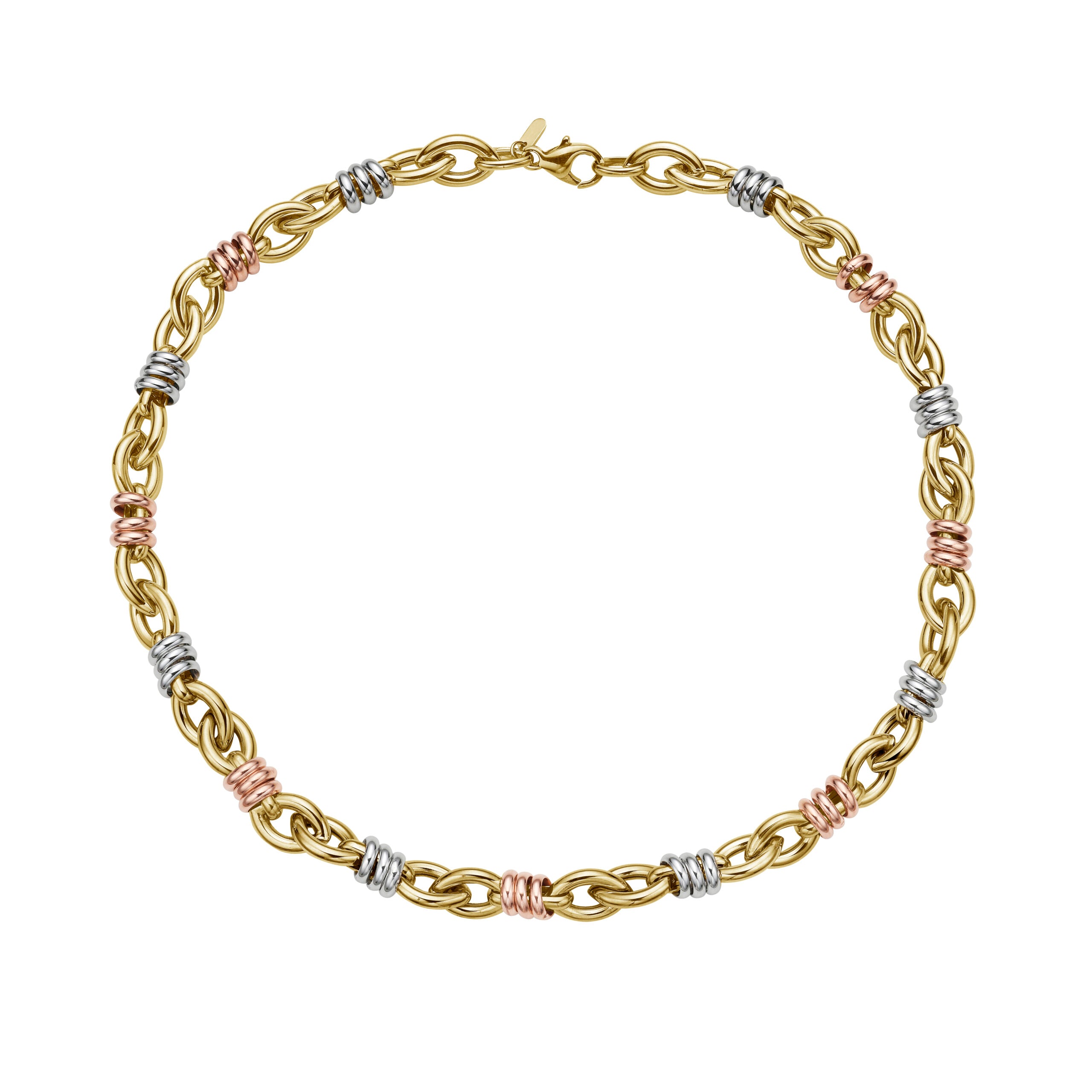 Arianna Knot Link Chain Tri Color Chain – LIONHEART