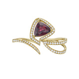 Wildflower Tourmaline Double Cocktail Ring