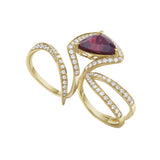 Wildflower Tourmaline Double Cocktail Ring