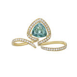 Wildflower Paraiba Tourmaline Double Cocktail Ring