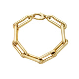 Milano Medium Elongated Chunky Pinched Link Bracelet