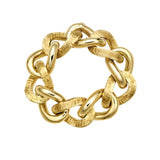 Capri Statement Curb Link Satin Bracelet