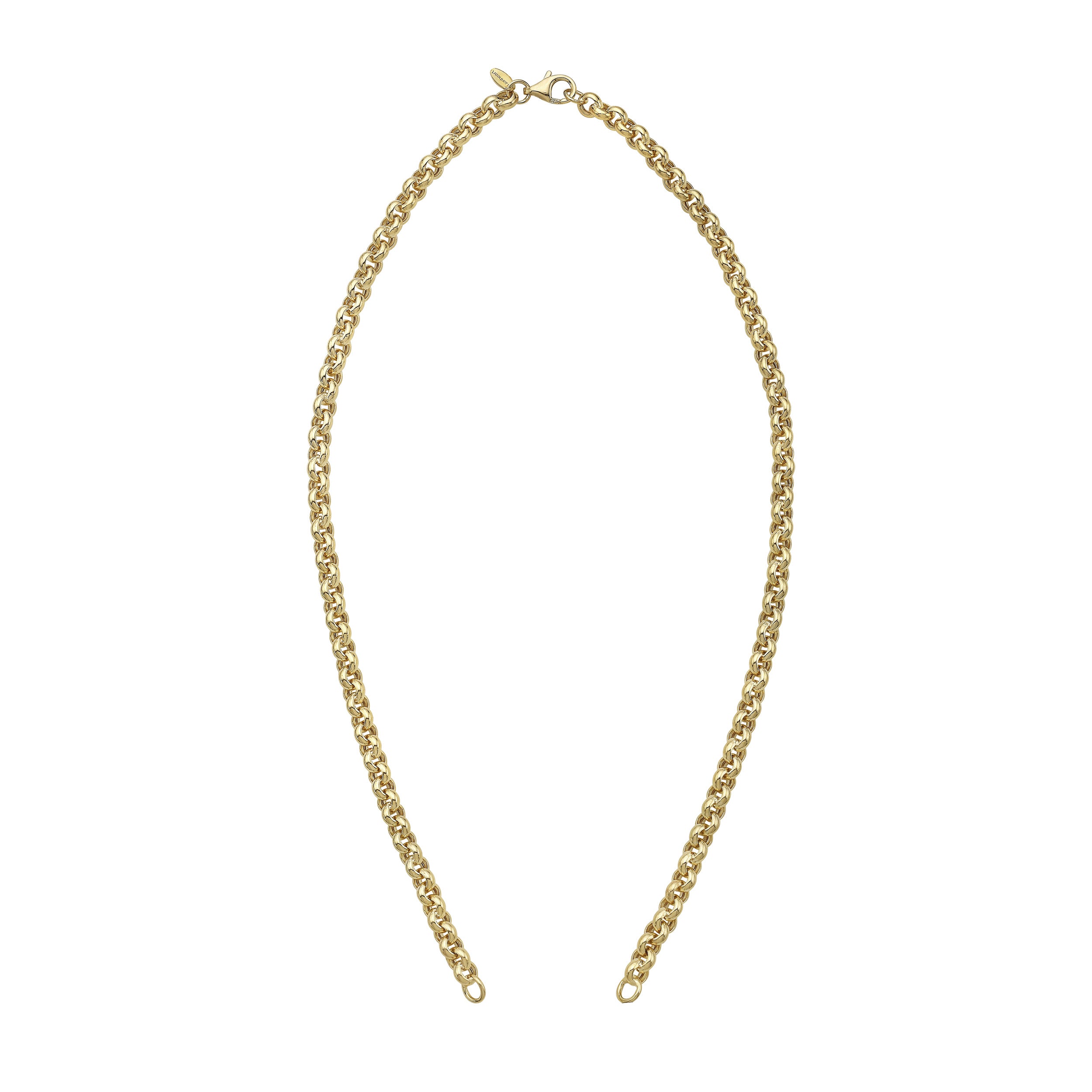 5.2Mm Rolo Link Chain In 14K Yellow Gold With Jump Rings in 18"