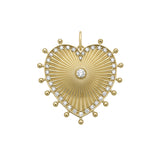 Cassandane Medium Diamond Heart Medallion