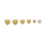 Cassandane Small Diamond Heart Medallion