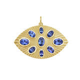 Per Sempre Tanzanite Evil Eye Charm