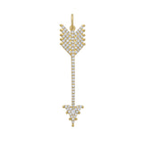 Arrow Diamond Charm
